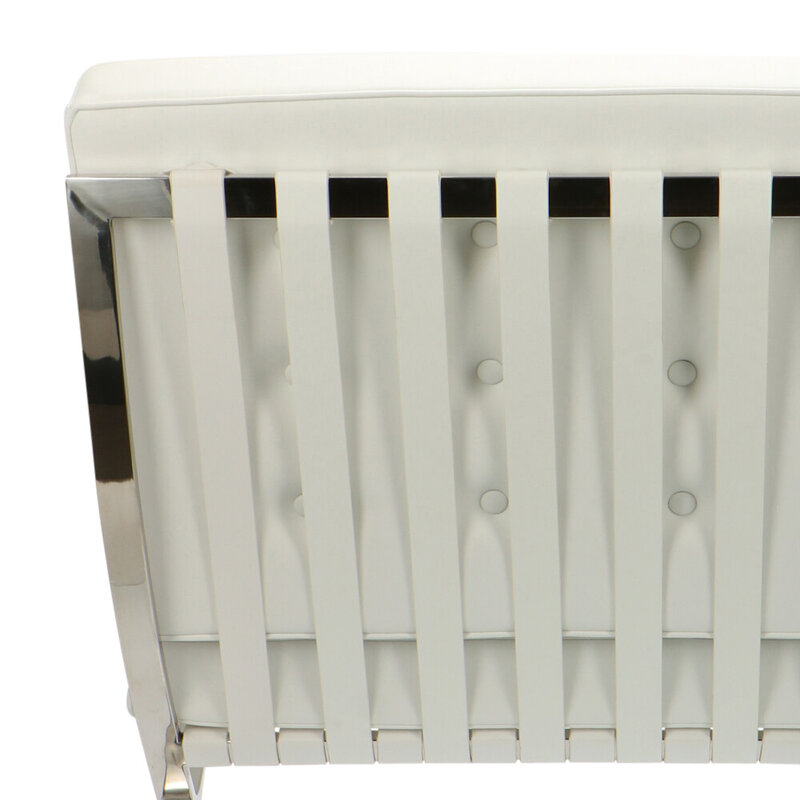 Chaise Barcelona Blanc Barcelona chair Chaise Barcelona Blanc