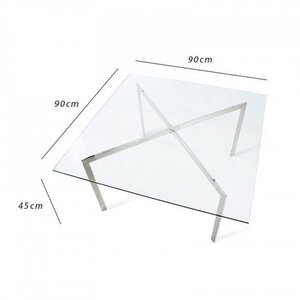 Barcelona chair Barcelona Couchtisch