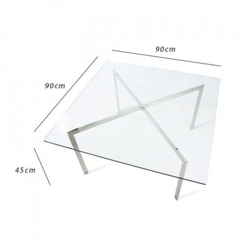 Barcelona chair Barcelona Square bord