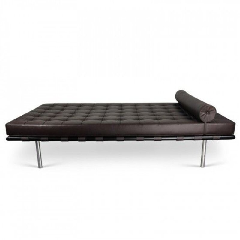 Barcelona chair Barcelona Daybed Brown