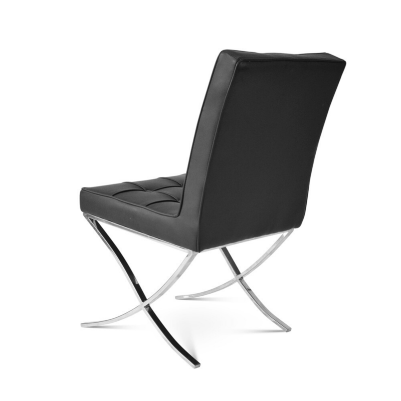 Barcelona Matstolar Svart (2 x) Barcelona chair Barcelona Matstolar Svart (2 x)