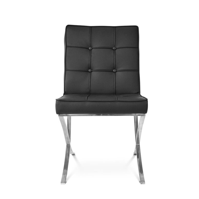 Barcelona Matstolar Svart (2 x) Barcelona chair Barcelona Matstolar Svart (2 x)