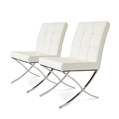 Barcelona Spisestole Crème (2 x)