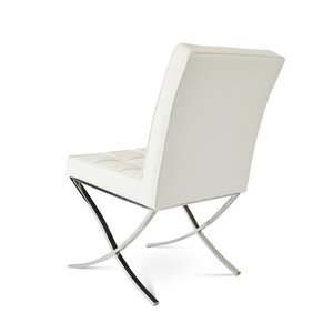 Barcelona Esszimmerstühle Crème (zweimal) Barcelona chair Barcelona Esszimmerstühle Crème (zweimal)