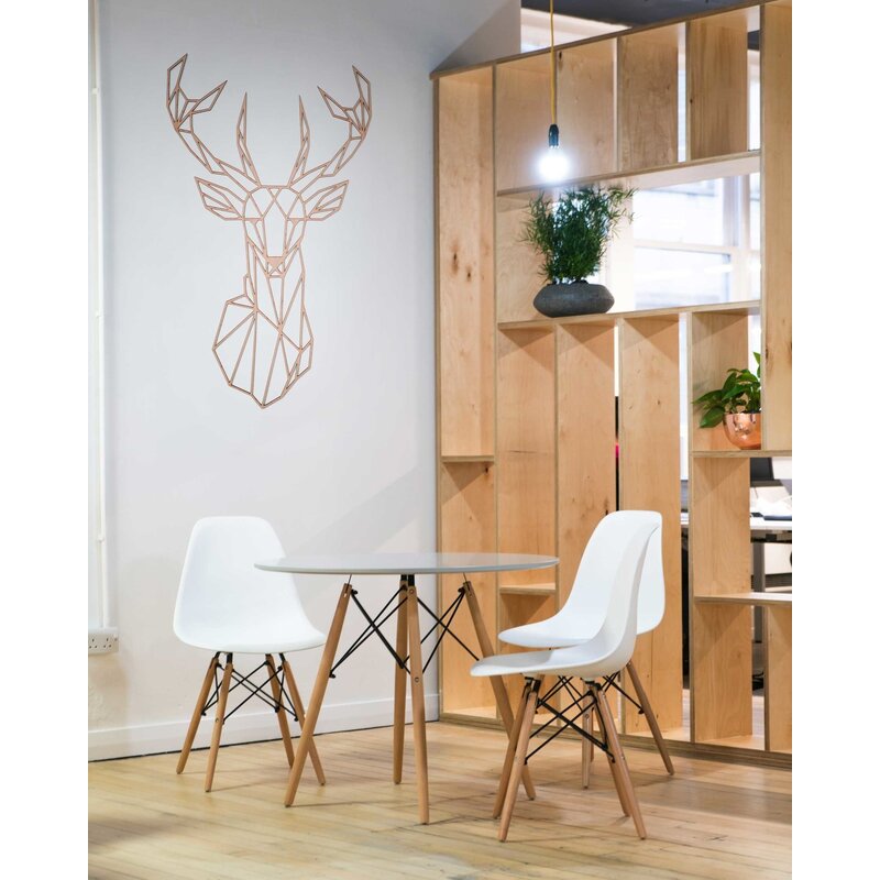 Hjorte Geometriske | MDF | Sort M POPfurniture Hjorte Geometriske | MDF | Sort M