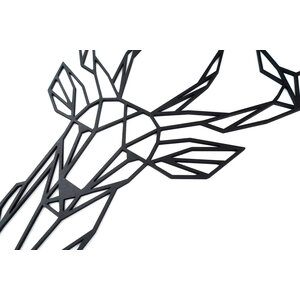 POPfurniture Deer Geometrical | MDF | Black XL