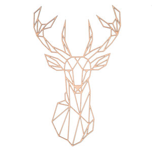 POPfurniture Deer Geometrical | MDF | Natural L