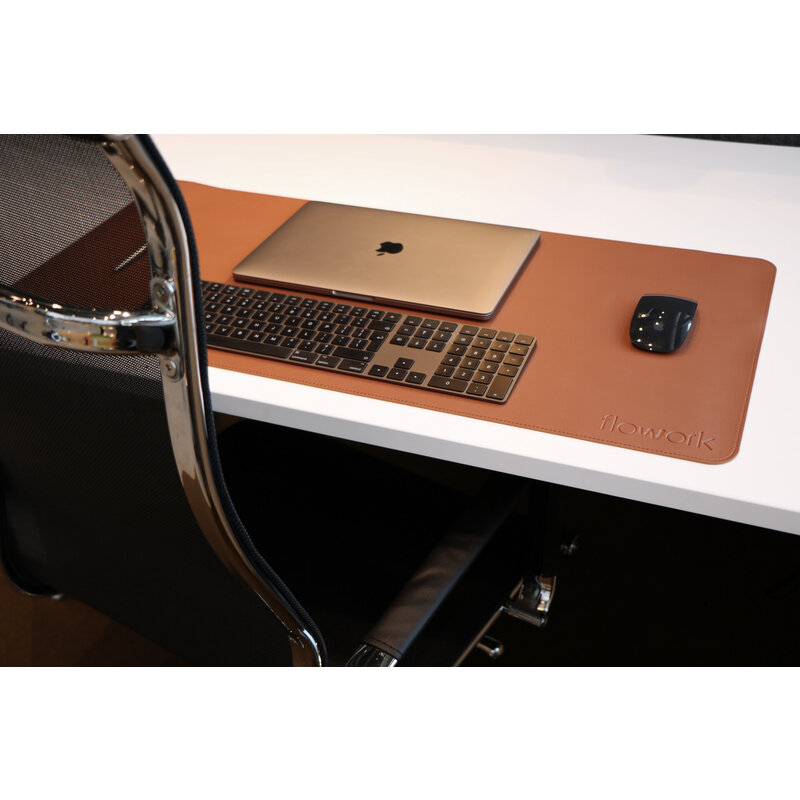 POPfurniture Schreibtischmatte Braun