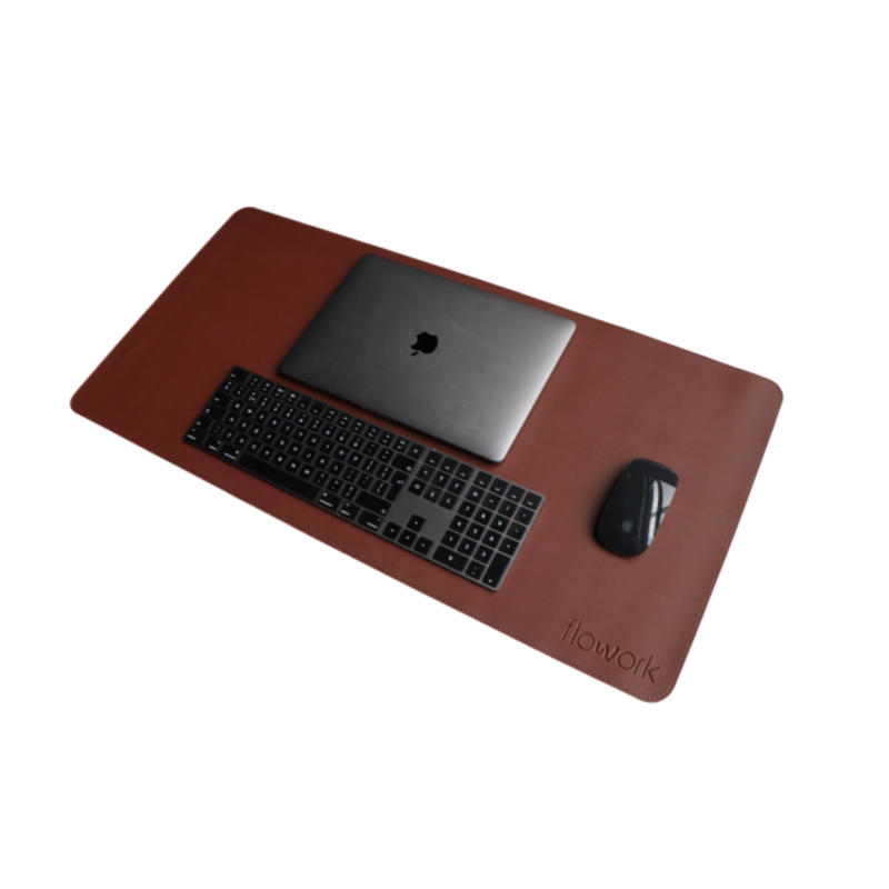 POPfurniture Deskmate Dark Brown