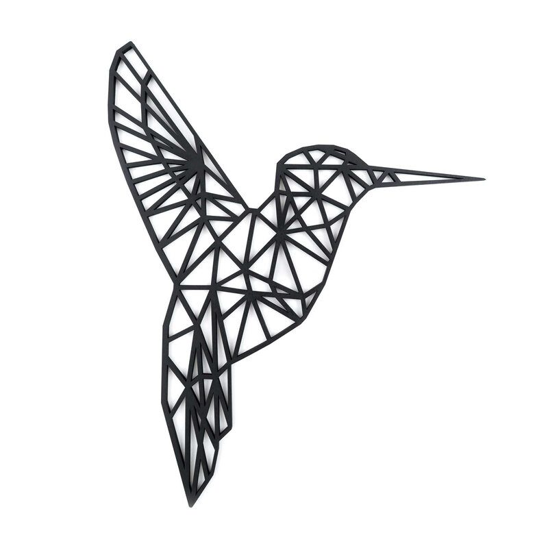 POPfurniture Colibri Géométrique | MDF | Zwart M