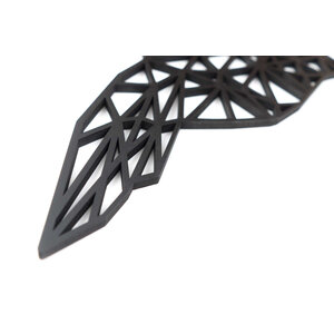 POPfurniture Colibri Géométrique | MDF | Zwart XL