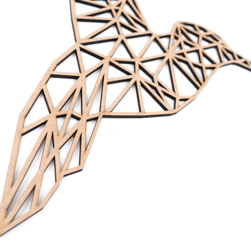 POPfurniture Hummingbird Geometrical | MDF | Natural L