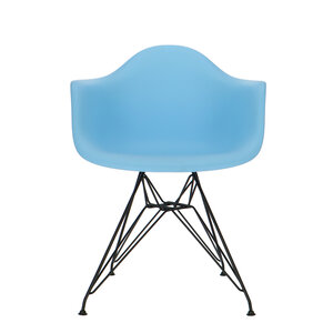 POPfurniture POP Stuhl DAR Schwarzes Untergestell Blau