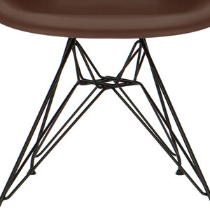 POPfurniture POP Stol DAR Sort Chassis Brun