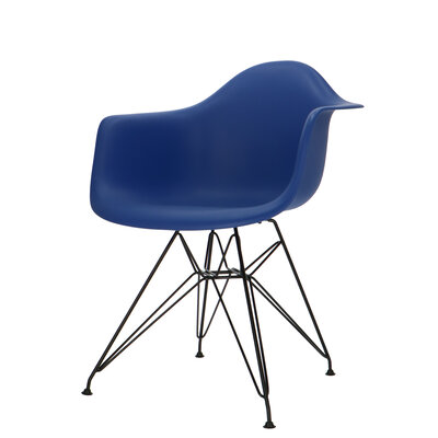 POP Chair DAR Black Base Dark Blue