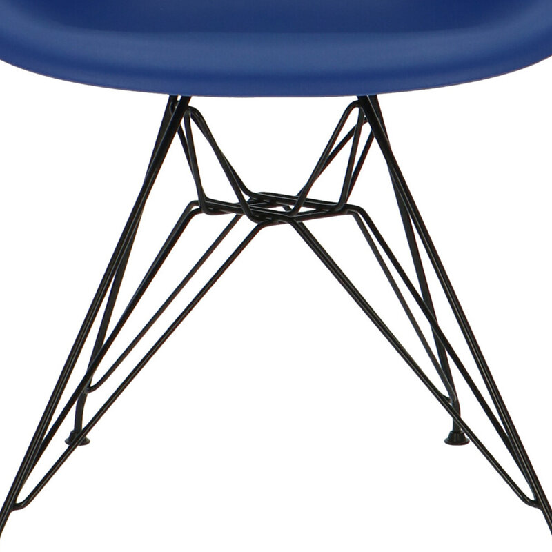 POPfurniture POP Stol DAR Svart Bas Mörkblå