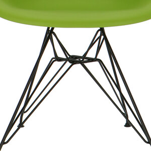 POP Chair DAR Black Base Green POPfurniture POP Chair DAR Black Base Green
