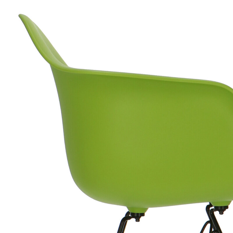 POPfurniture POP Stol DAR Sort Chassis Grøn