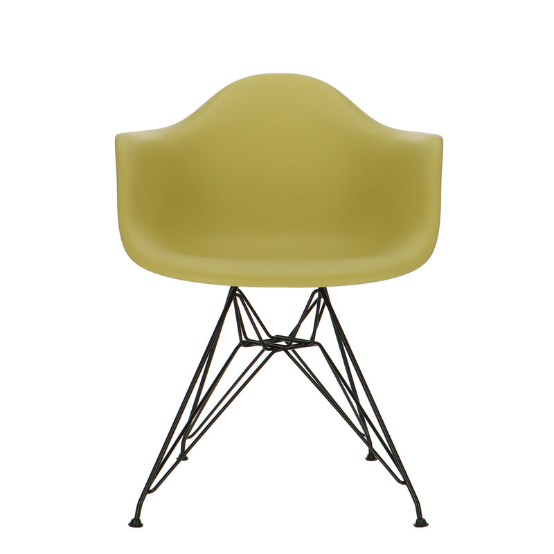 POPfurniture POP Stuhl DAR Schwarzes Untergestell Olivgrün