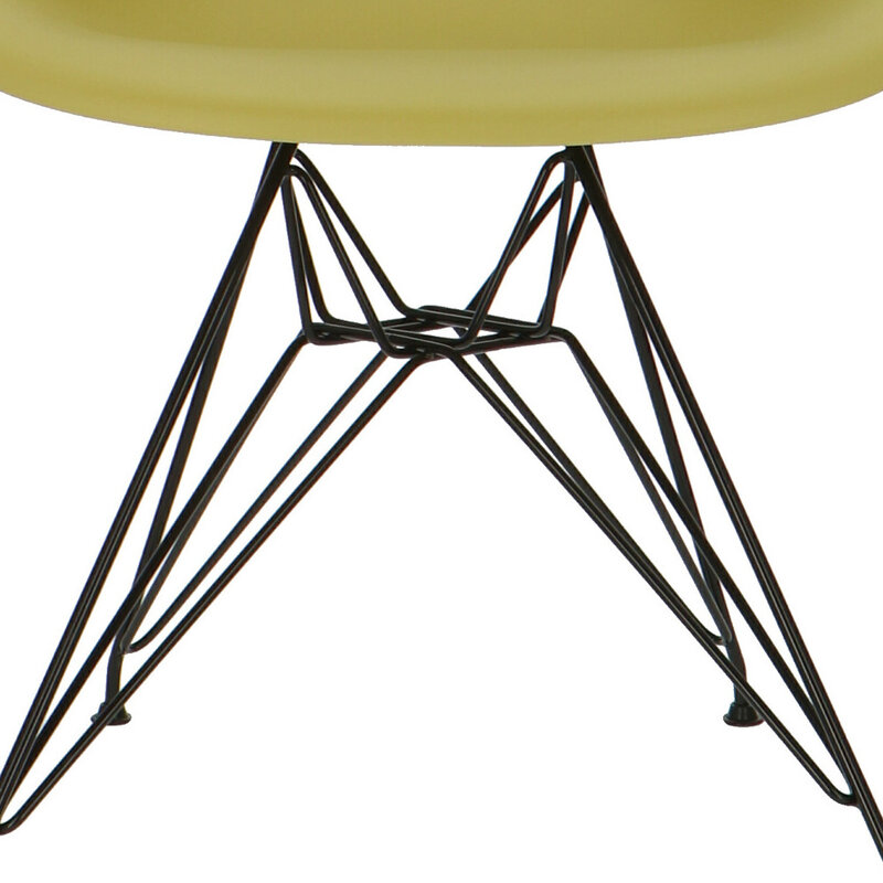 POPfurniture POP Stol DAR Sort Chassis Olivengrøn