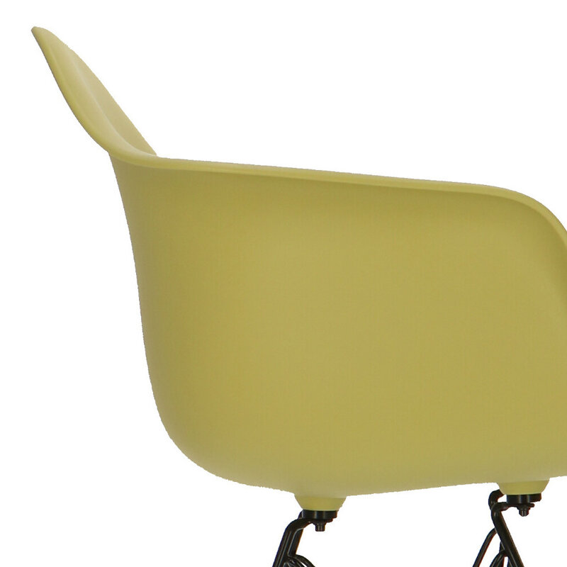 POPfurniture POP Stol DAR Svart Bas Olivgrön