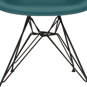 POP Chair DAR Black Base Petrol Blue POPfurniture POP Chair DAR Black Base Petrol Blue