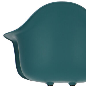 POP Chair DAR Black Base Petrol Blue POPfurniture POP Chair DAR Black Base Petrol Blue