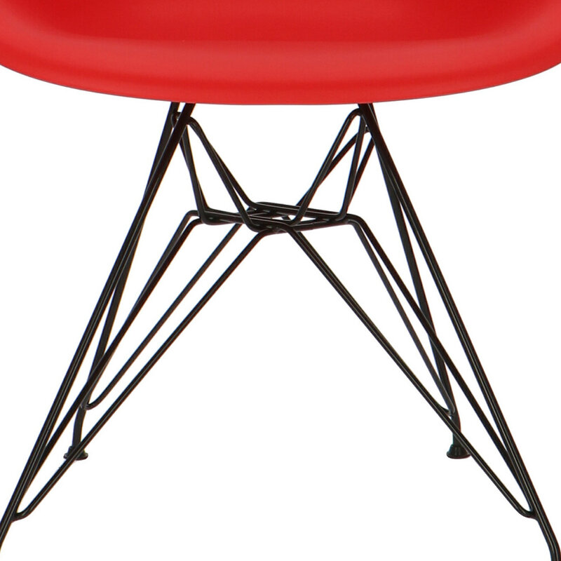 POP Chair DAR Black Base Red POPfurniture POP Chair DAR Black Base Red
