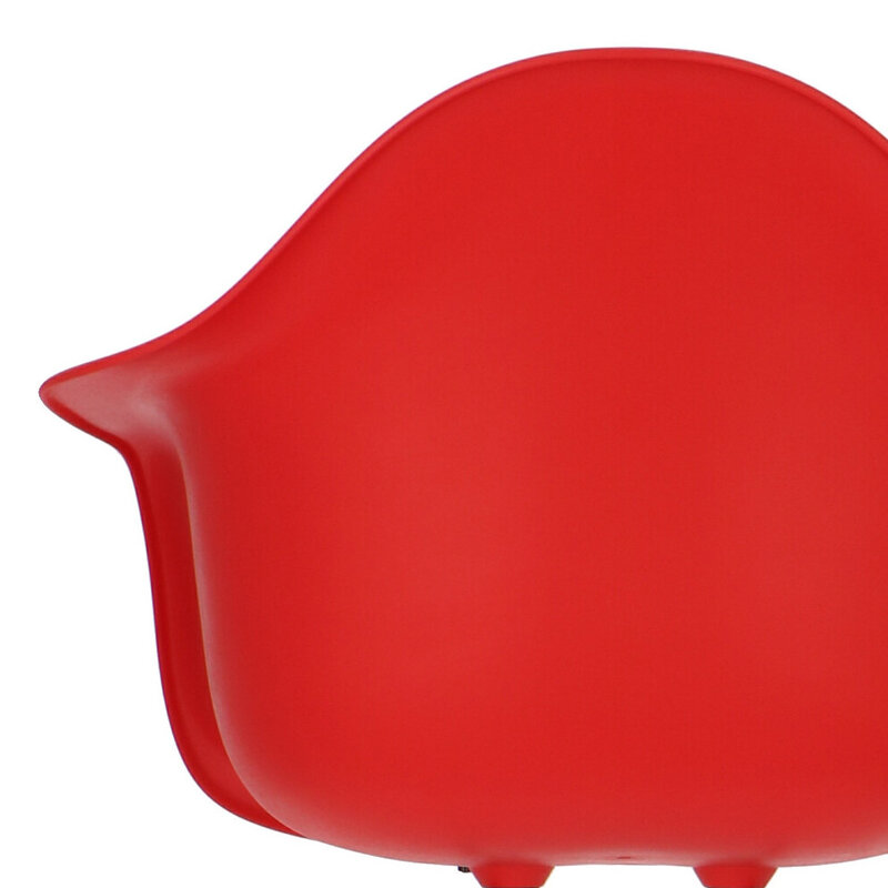 POP Chair DAR Black Base Red POPfurniture POP Chair DAR Black Base Red