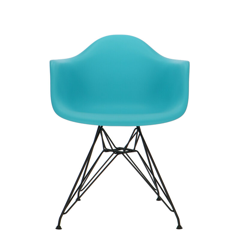 POPfurniture POP Chair DAR Black Base Turquoise