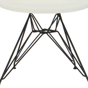 POPfurniture POP Stol DAR Svart Bas Vit