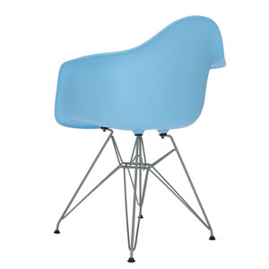 POP Chair DAR Grey Base Blue POPfurniture POP Chair DAR Grey Base Blue