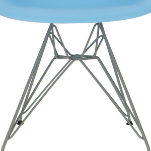 Chaise POP DAR Pieds Gris Bleu POPfurniture Chaise POP DAR Pieds Gris Bleu