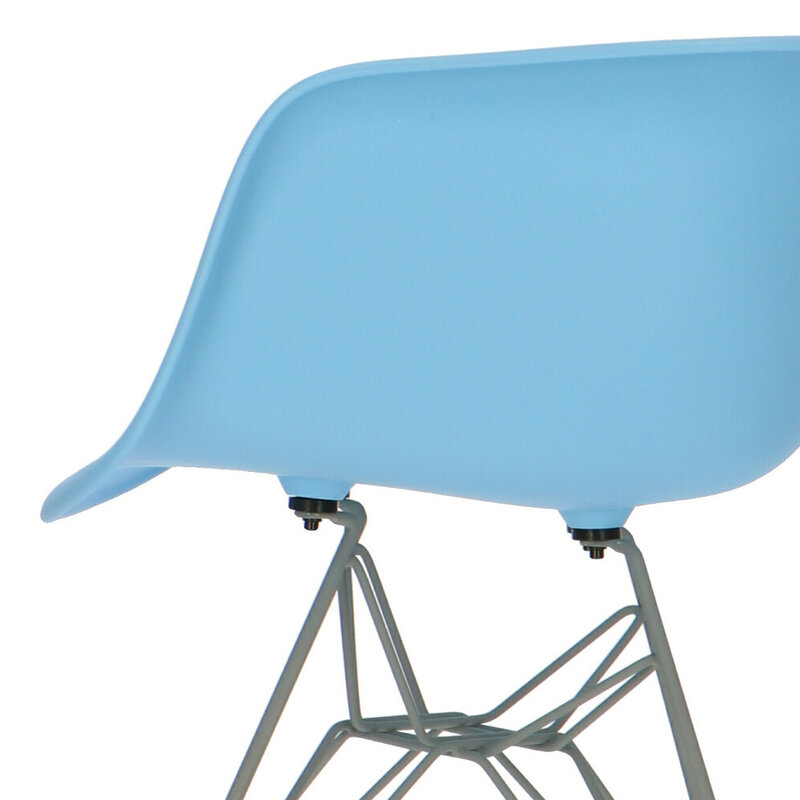 Chaise POP DAR Pieds Gris Bleu POPfurniture Chaise POP DAR Pieds Gris Bleu