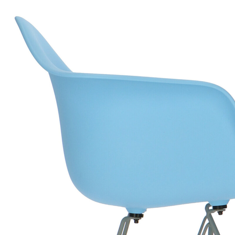 POPfurniture POP Stol DAR Grå Bas Baby Blå