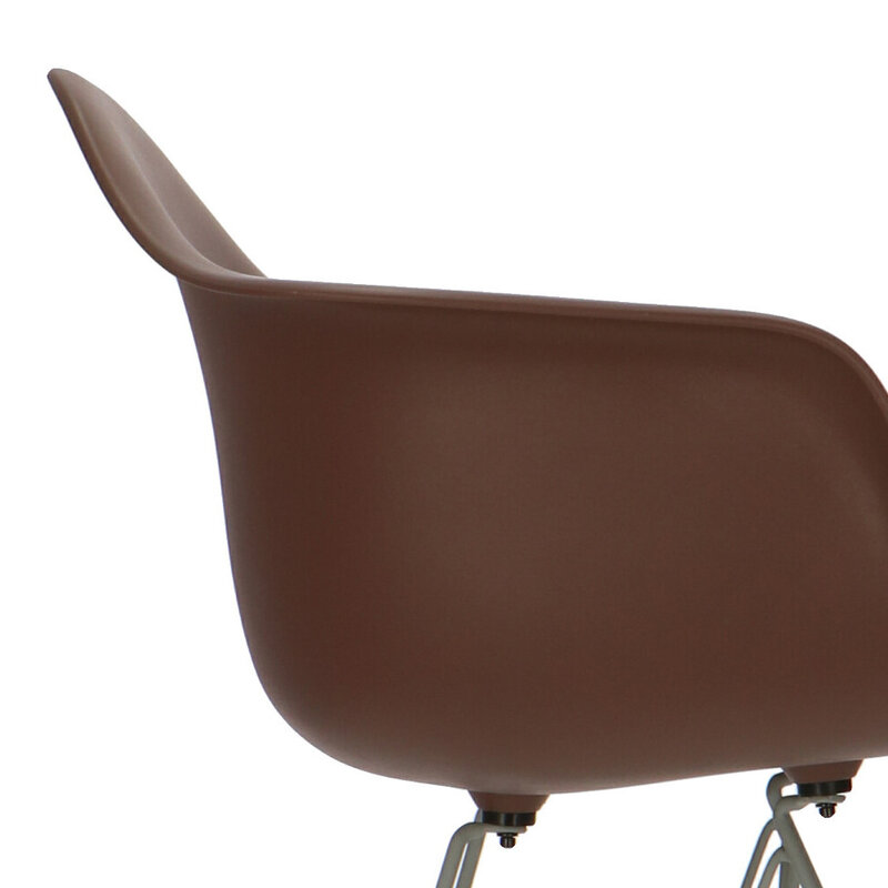 POPfurniture POP Stol DAR Grå Chassis Brun