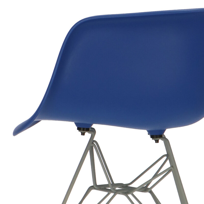 POPfurniture POP Chair DAR Grey Base Dark Blue