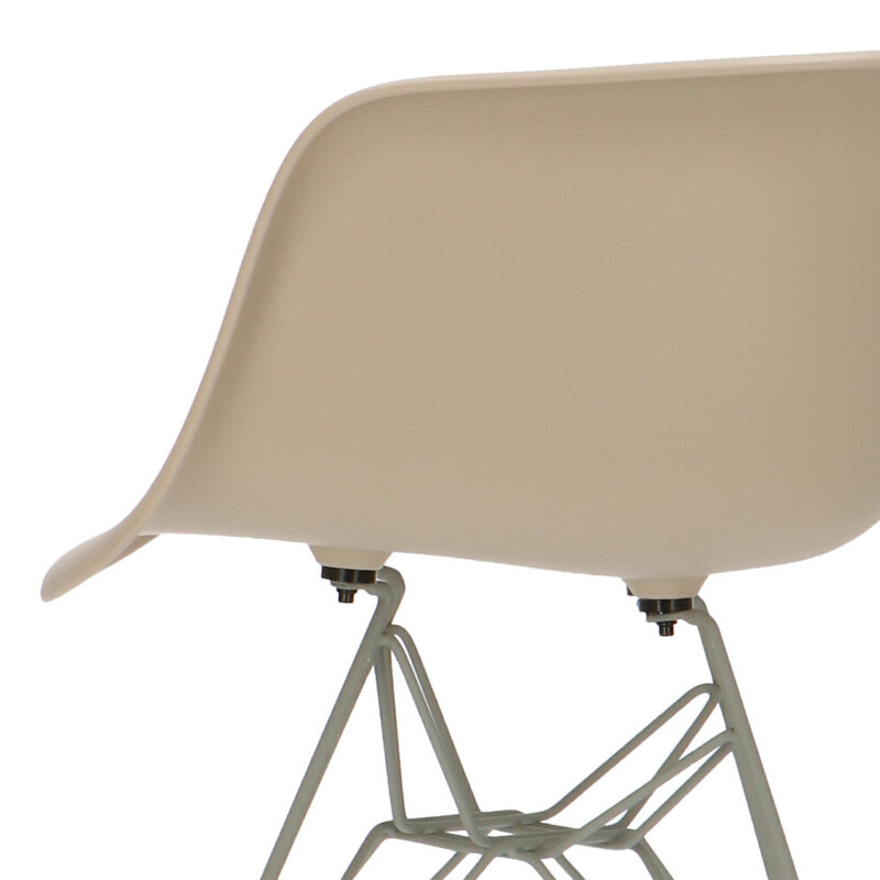 POPfurniture POP Stuhl DAR Graues Untergestell Greige