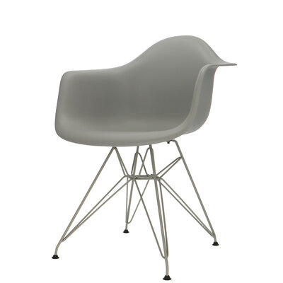 POPfurniture POP Stol DAR Grå Chassis Grå POP Stol DAR Grå Chassis Grå