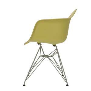 POPfurniture POP Stuhl DAR Graues Untergestell Olivgrün