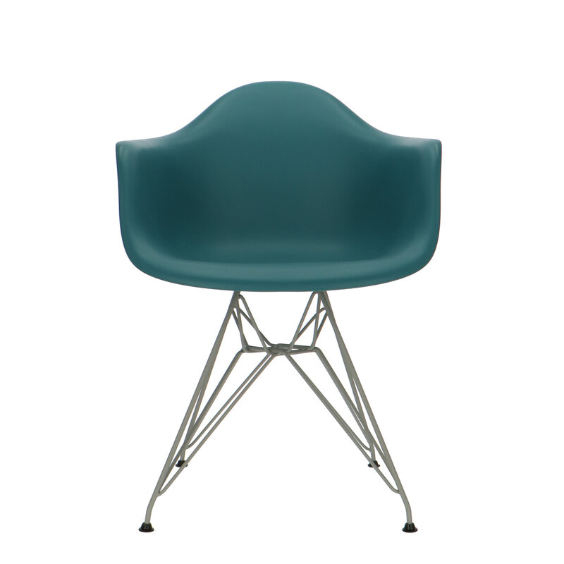 POPfurniture POP Chair DAR Grey Base Petrol Blue