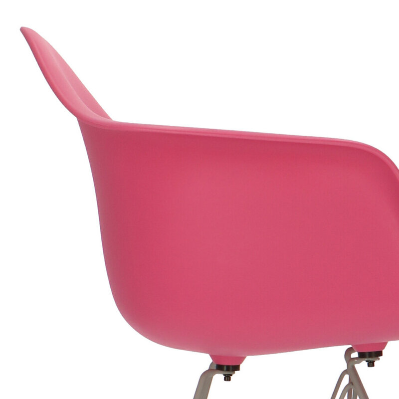 POP Stol DAR Grå Chassis Lyserød POPfurniture POP Stol DAR Grå Chassis Lyserød