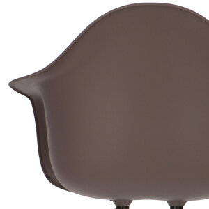 Chaise POP DAR Pieds Gris Taupe POPfurniture Chaise POP DAR Pieds Gris Taupe