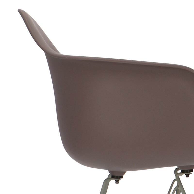 Chaise POP DAR Pieds Gris Taupe POPfurniture Chaise POP DAR Pieds Gris Taupe