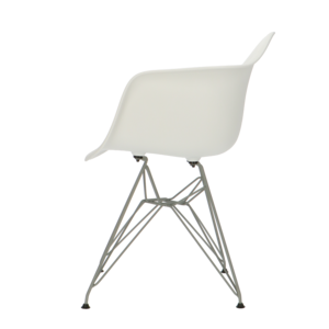 POPfurniture POP Stol DAR Grå Bas Vit