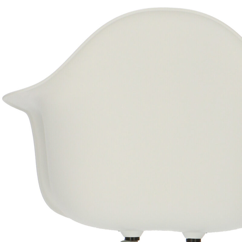POPfurniture POP Chair DAR Grey Base White