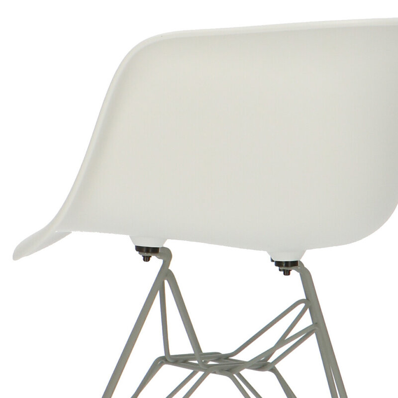 POPfurniture POP Stol DAR Grå Chassis Hvid