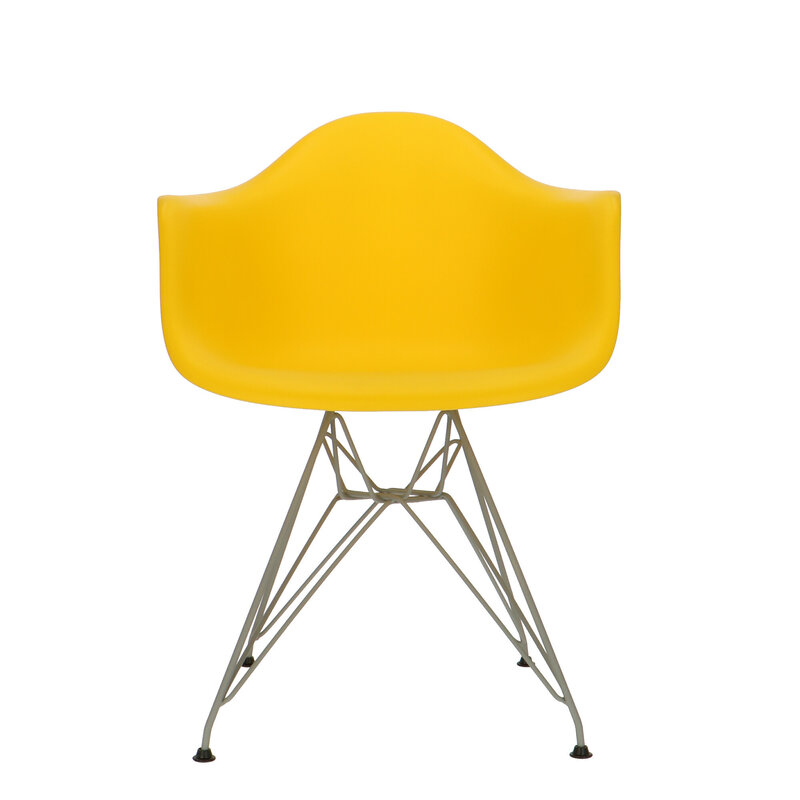 POPfurniture POP Chair DAR Grey Base Yellow