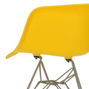 POPfurniture Chaise POP DAR Pieds Gris Jaune