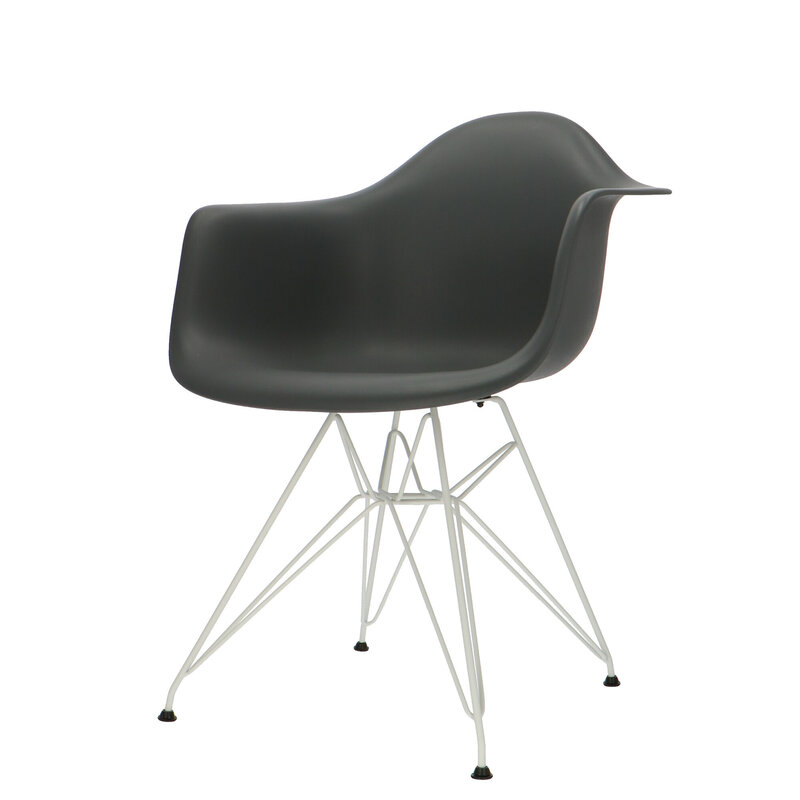 POPfurniture POP Chair DAR White Base Anthracite